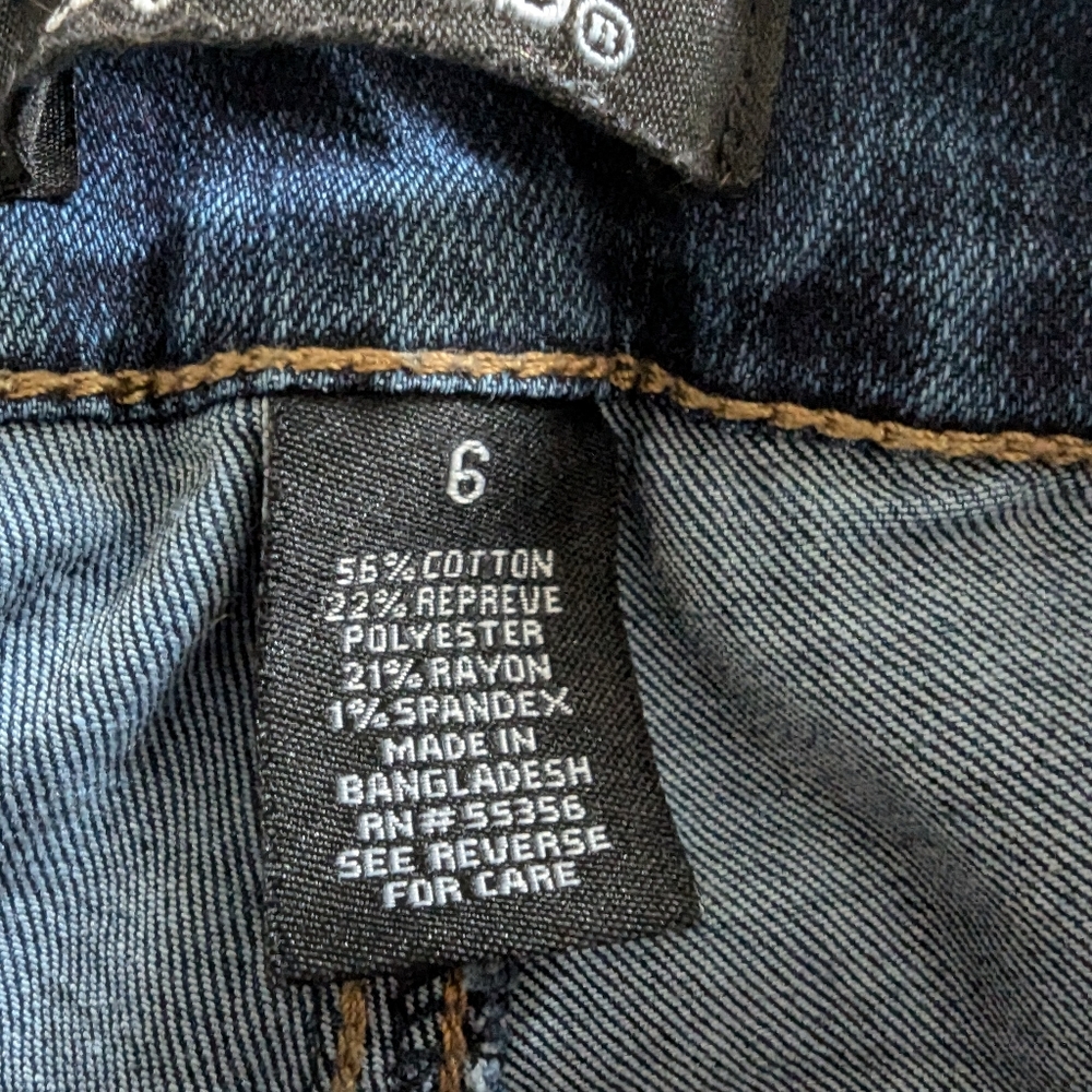 D. Jeans, Skinny Jeans, Size 6 - Picture 5 of 6